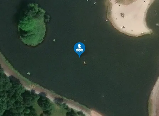 Satellite image of BADESEE IHLER MEER IHLOWERFEHN