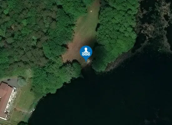 Satellite image of Badestelle Großer Prälanksee