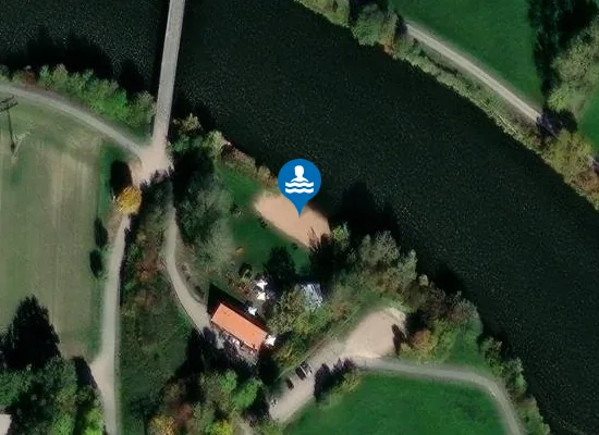 Satellite image of Flussbad Mörsach