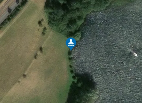 Satellite image of Badestelle Ziegelsee