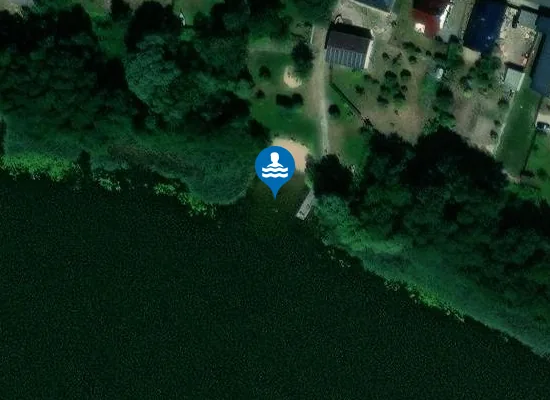 Satellite image of Badestelle Potzlower See
