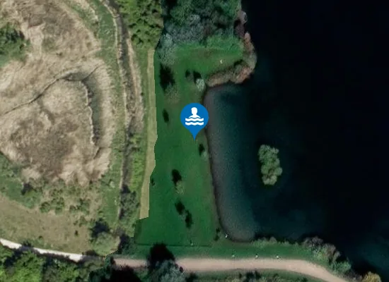 Satellite image of Liegewiese Badesee Schwenningen