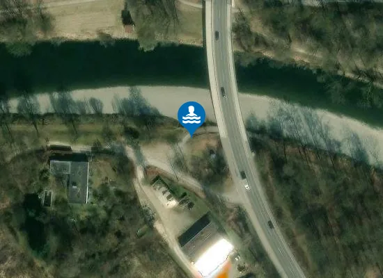 Satellite image of Kiesbank Illerbrücke