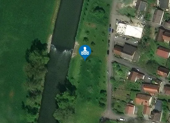 Satellite image of Badestelle Untergriesheim