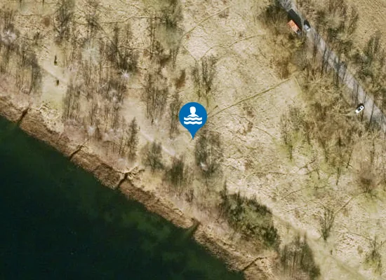 Satellite image of FKK-Badestelle Arkenberger Baggersee