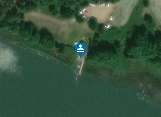 Satellite image of Badestelle Petersdorf