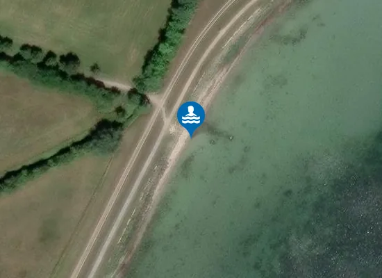Satellite image of Hundestrand