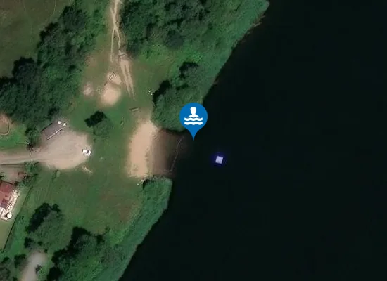 Satellite image of Badestelle Stolper See
