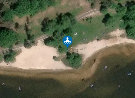 Satellite image of Surfstrand Mardorf