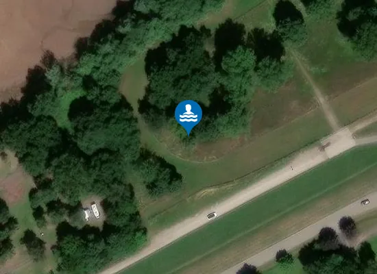 Satellite image of Stover Strand