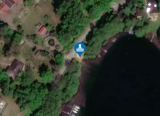 Satellite image of Schalsee Badestelle Dargow