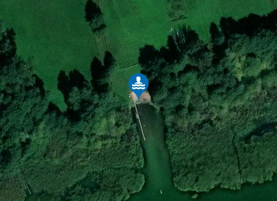 Satellite image of Badestelle Zießau