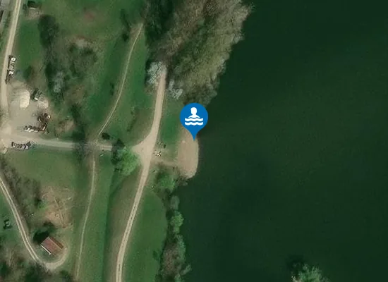 Satellite image of Bootseinstieg Wiesen km 415,2