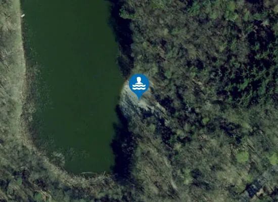 Satellite image of Badestelle Ihlandsee