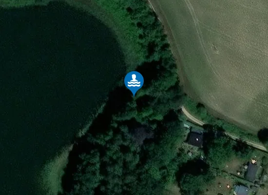Satellite image of Badestelle Langer See