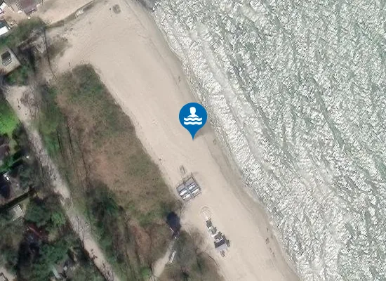 Satellite image of Surfstrand