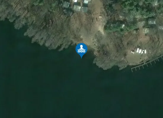 Satellite image of Badestelle am Möllensee Nordufer