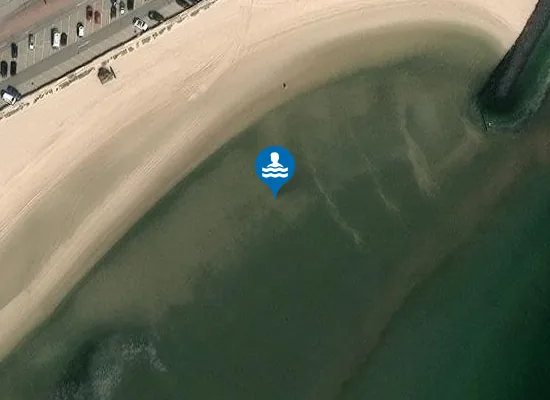 Satellite image of Hundestrand