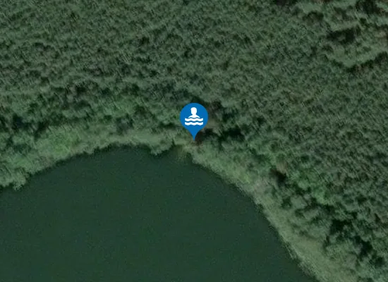 Satellite image of Hundestrand Zesch