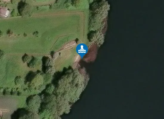 Satellite image of Badestelle Zittow