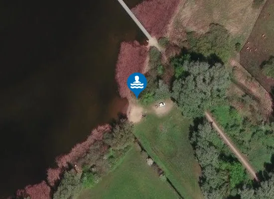 Satellite image of Badestrand Teschow