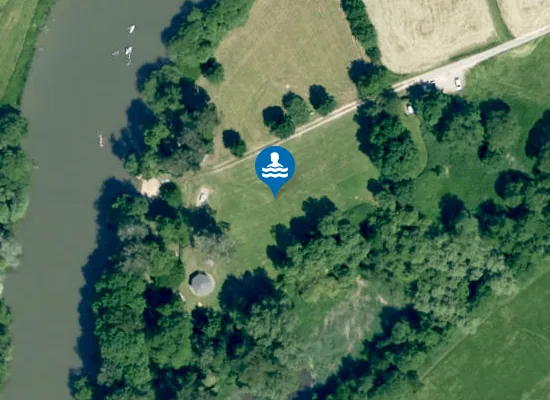 Satellite image of Flussbad Lichtenfels