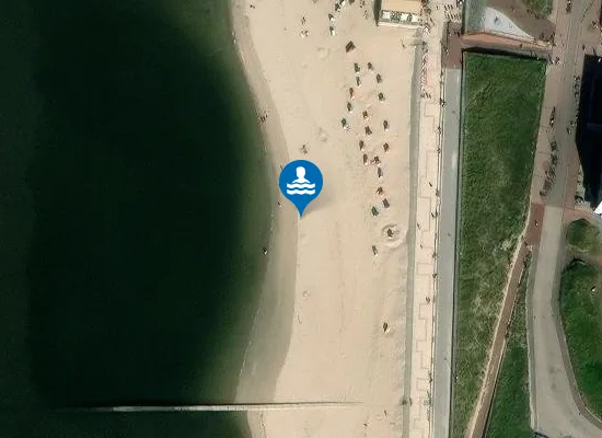 Satellite image of Bewachter Badestrand