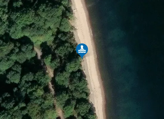Satellite image of Hundestrand Falckenstein