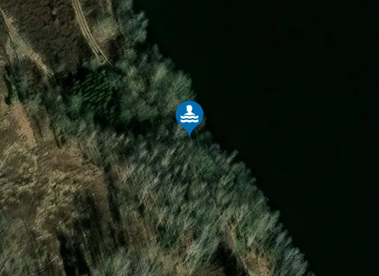 Satellite image of Hundestrand