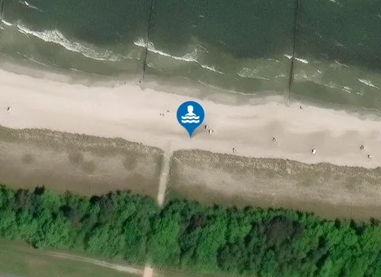 Satellite image of Hundestrand