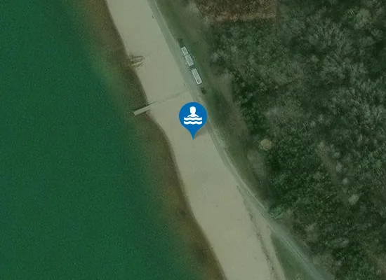 Satellite image of Auenhainer Strand