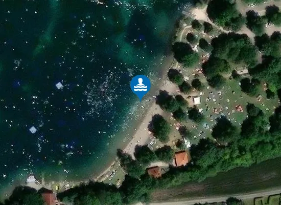 Satellite image of Friedberger Baggersee