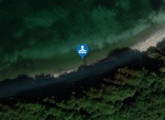 Satellite image of FKK Nudist Beach