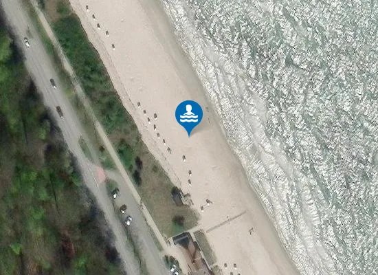 Satellite image of Hundestrand