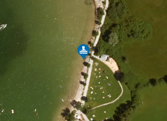 Satellite image of Alpsee-Strand