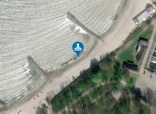 Satellite image of Hundestrand