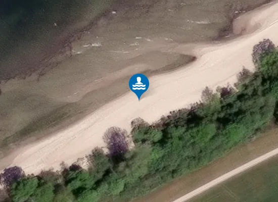 Satellite image of Hundestrand