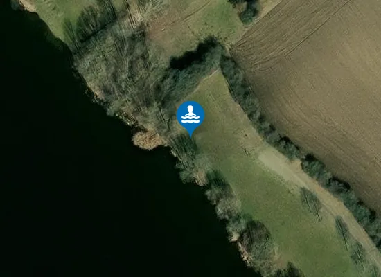 Satellite image of Hundestrand