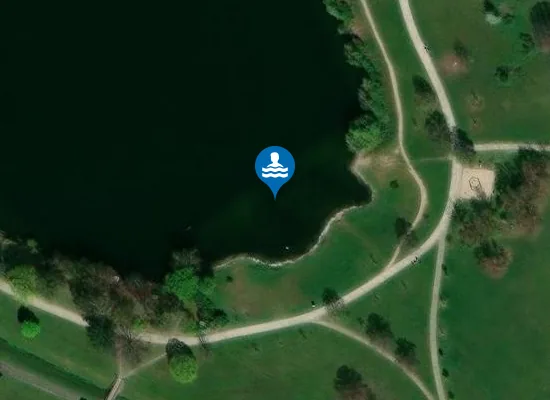 Satellite image of Uferabflachung Süd