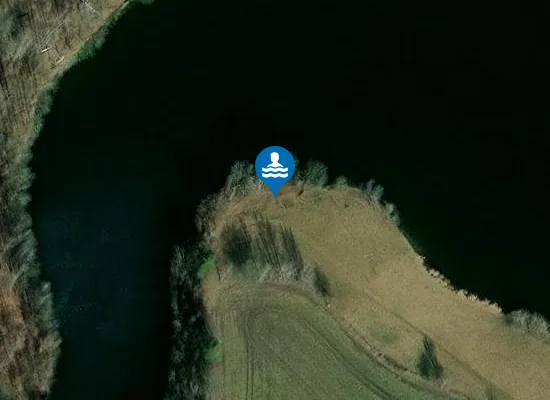 Satellite image of Hundestrand
