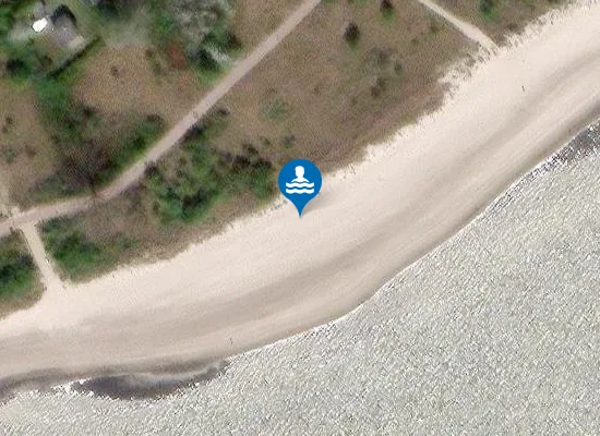 Satellite image of Surf- und Kitestrand
