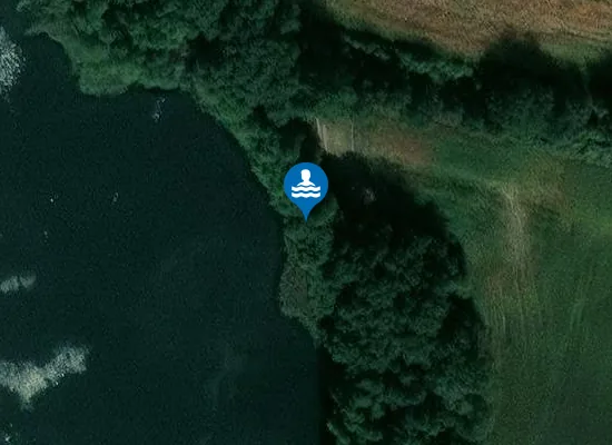 Satellite image of Russenbadestelle