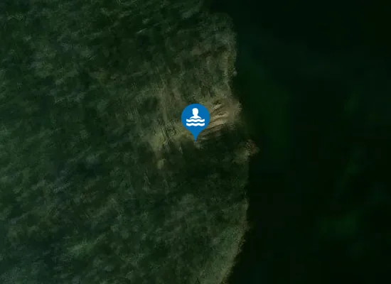 Satellite image of Badestelle "Die Glatze"