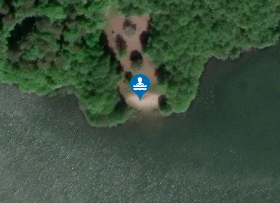 Satellite image of Badestelle Rolandseck