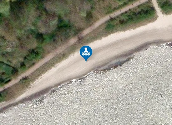Satellite image of Wassersportfreier Strandbetrieb