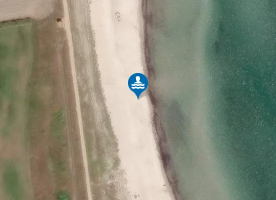 Satellite image of Hundestrand