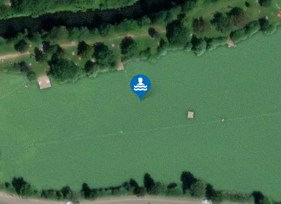 Satellite image of Badestelle Plüderhäuser See