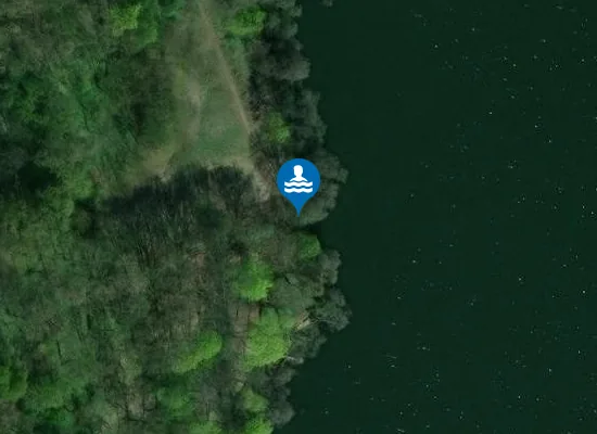 Satellite image of Badestelle Stadtpark am Weinberg