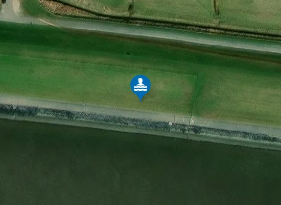 Satellite image of Badedeich Dagebüll Hundestrand