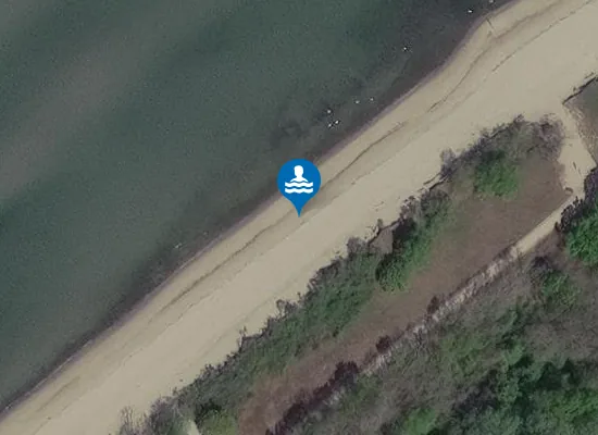 Satellite image of Hundestrand